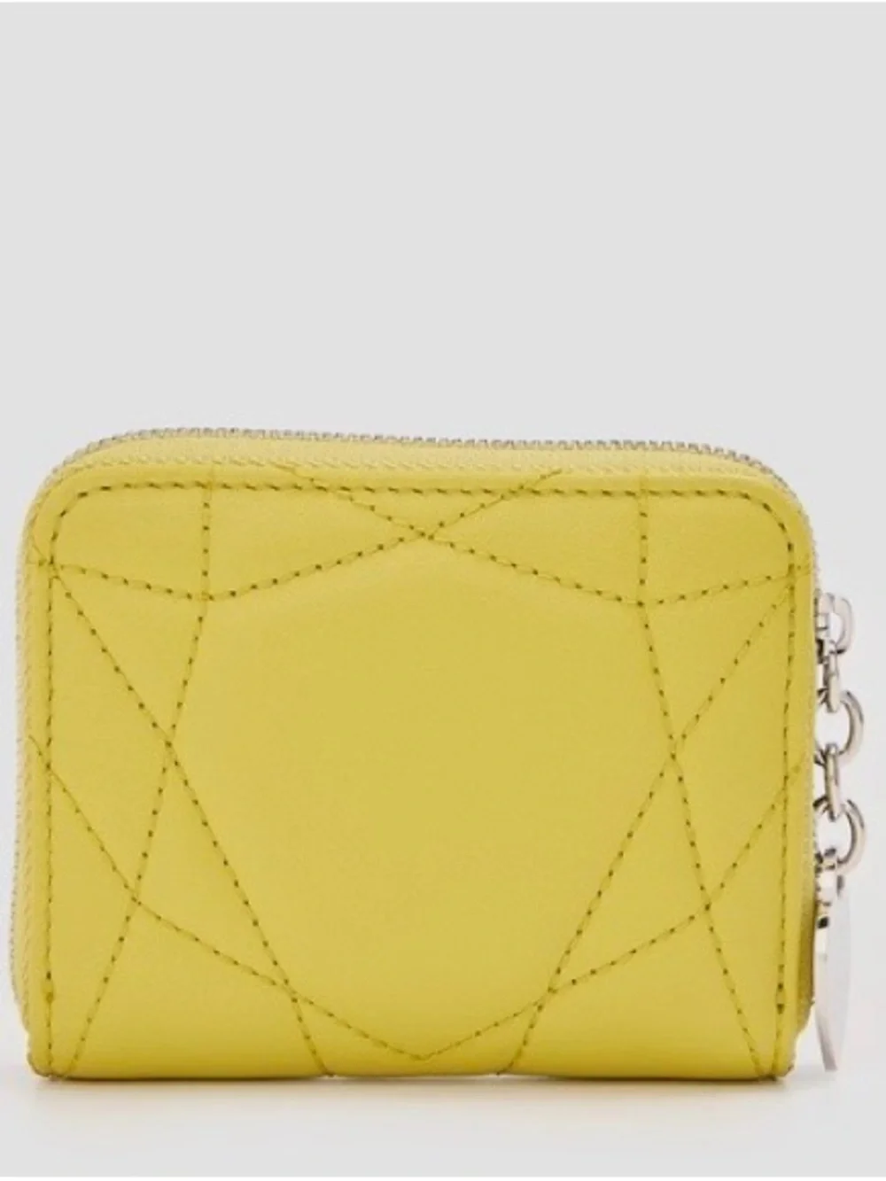 Tiffany small Yellow Quilted Zip Wallet - Women's
